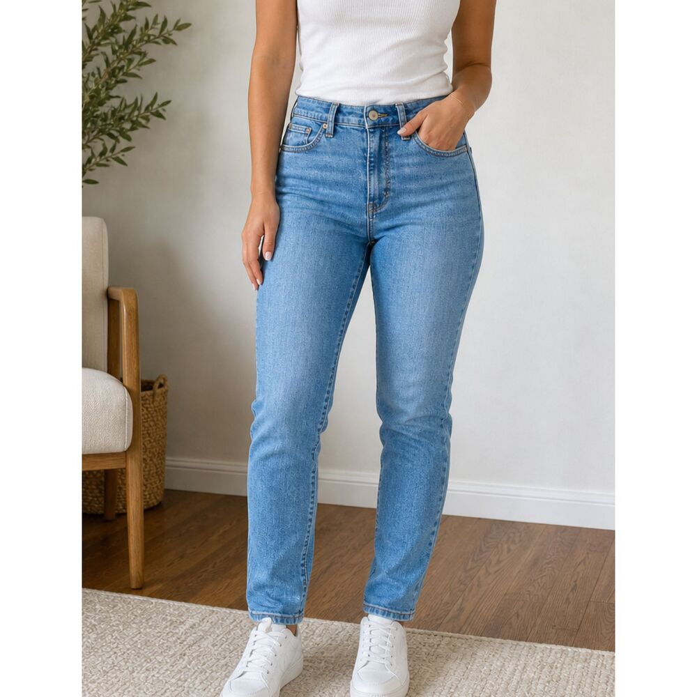 UNIVERSAL THREAD High Rise Skinny Sz 6 / 28 Women's Stretch Solid Jeans